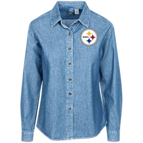 pittsburgh steelers denim jacket|nfl steelers t shirts.